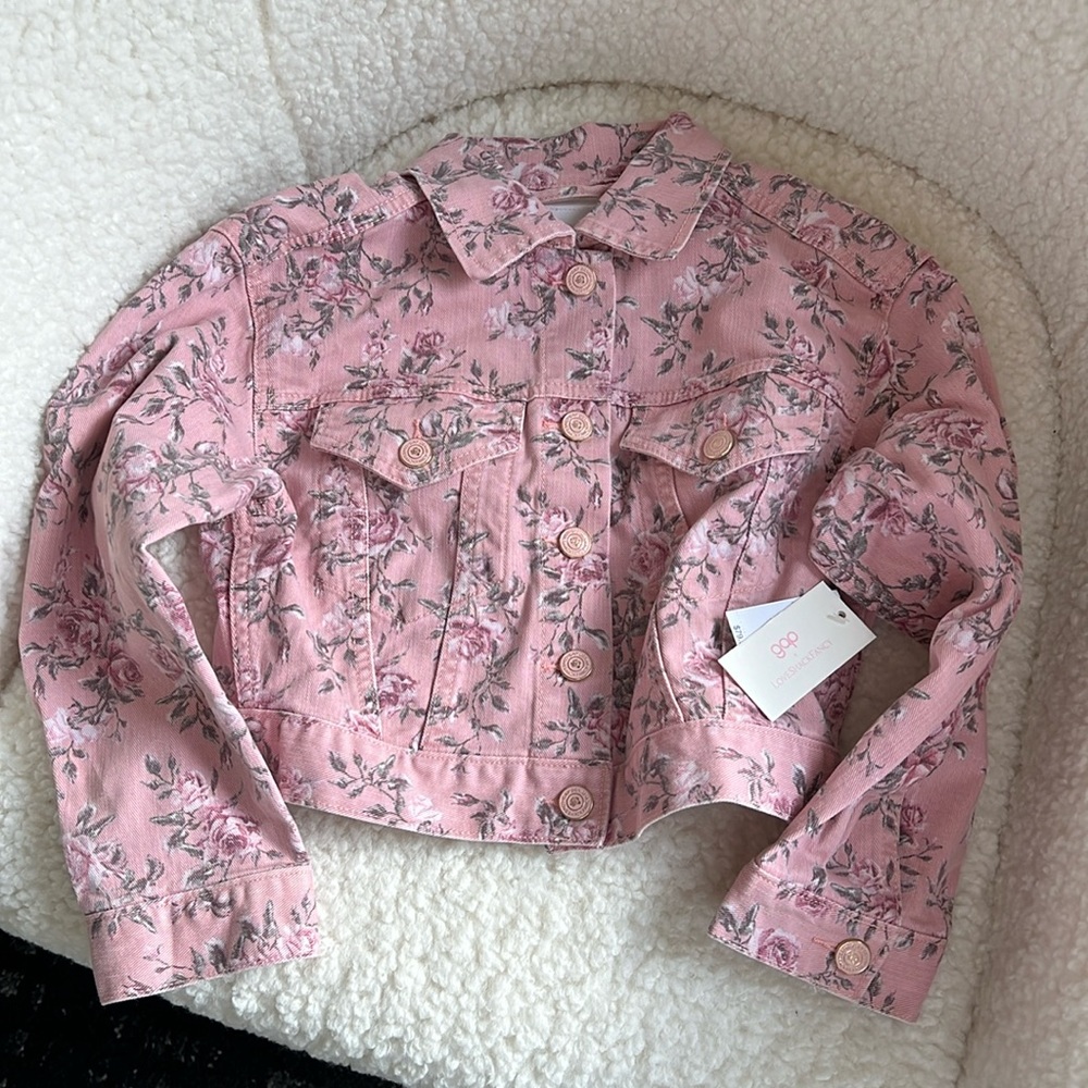 GAP x Loveshack Fancy Jean jacket for kids